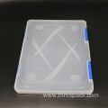 Portable Clear Storage PP Plastic File Box